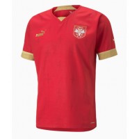 Camiseta Serbia Primera Equipación Replica Mundial 2022 mangas cortas